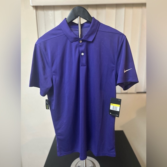 Nike Other - NWT Nike Golf Polo Shirt BV0356 Dri-Fit Mens Size Small Purple New